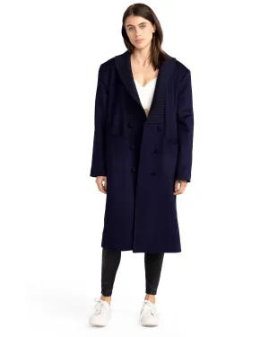 After Party Qulited Lining Coat - Navy