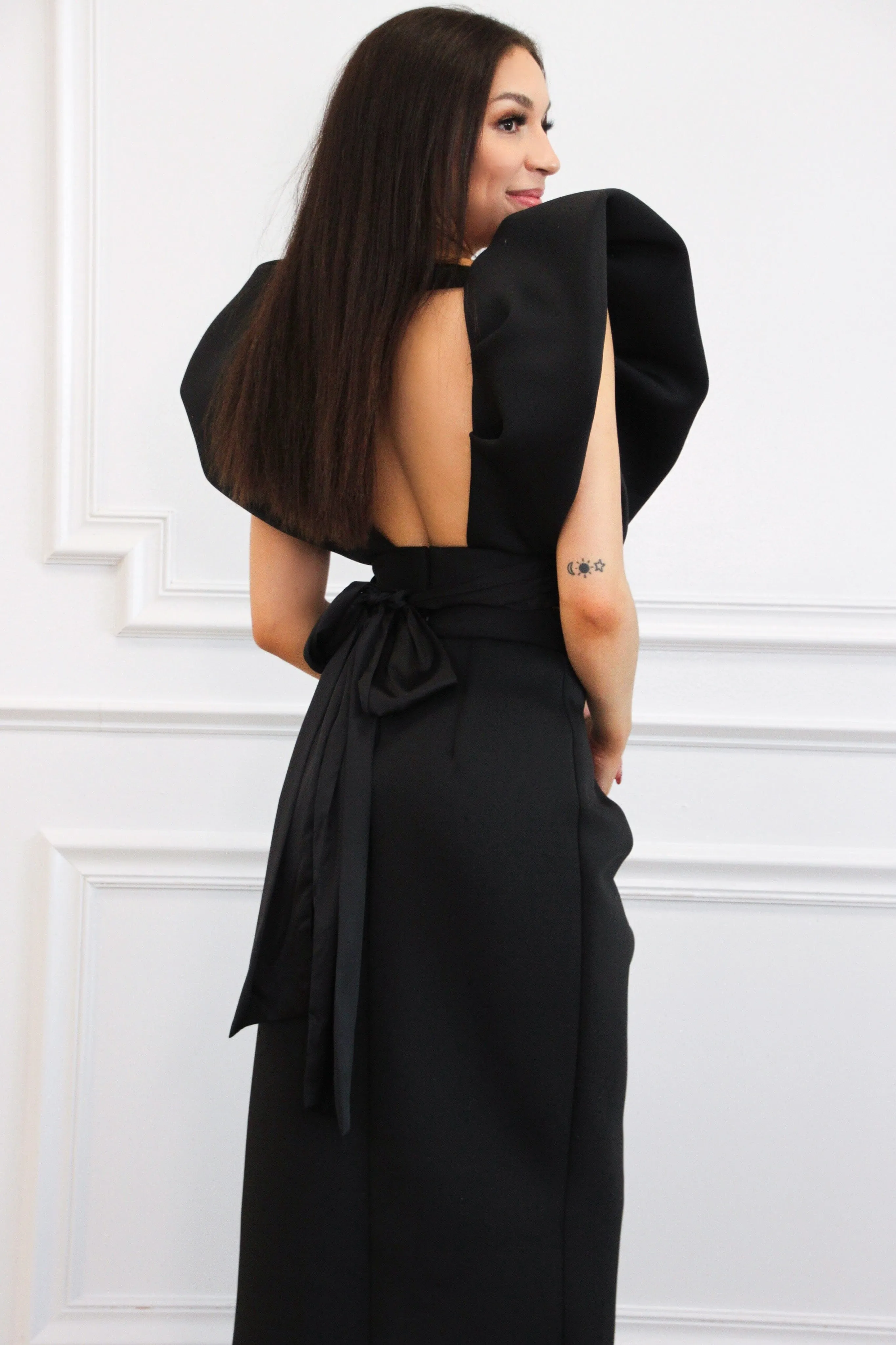 All the Drama Two Piece Set: Black