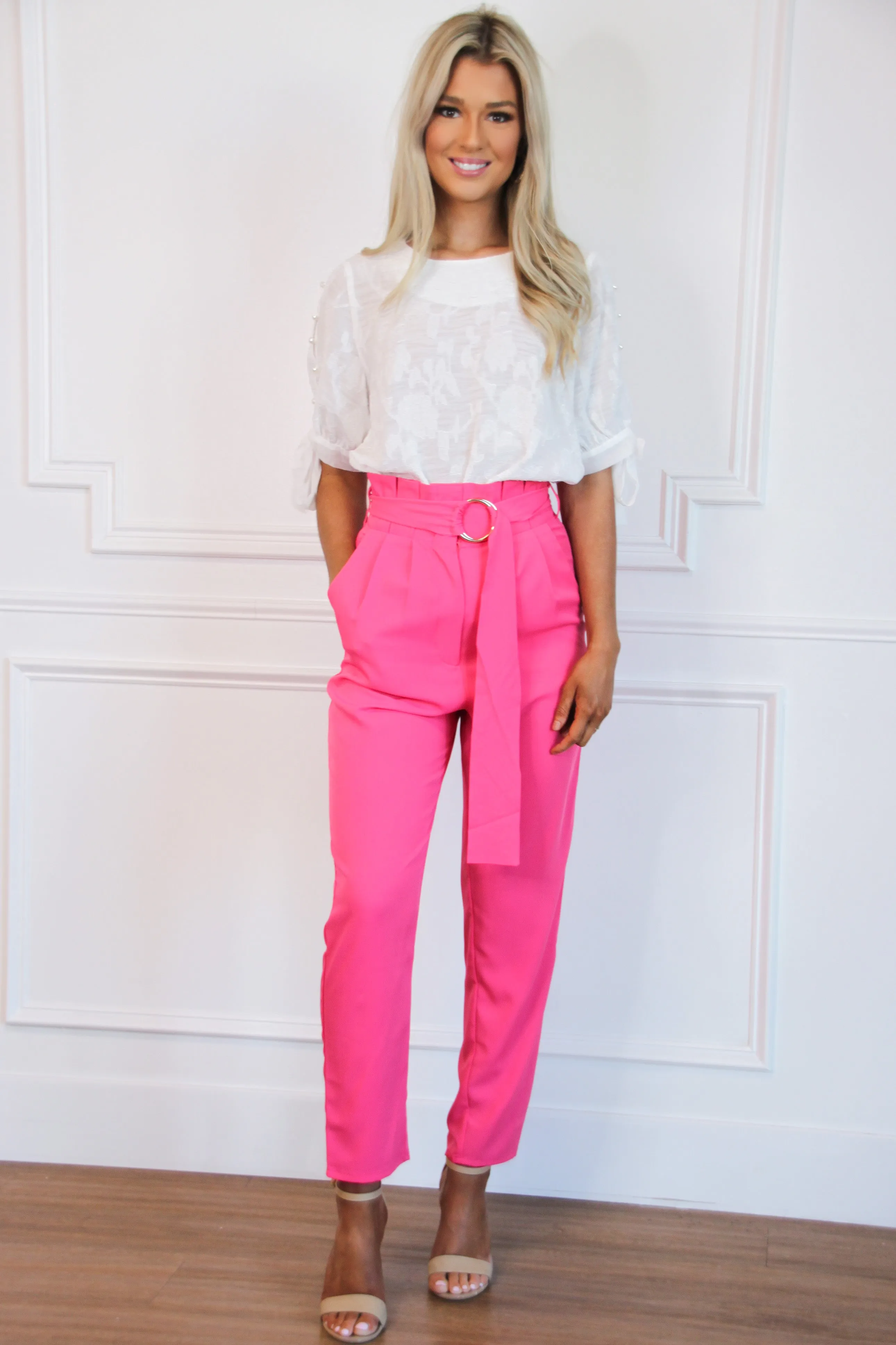 Barbie Girl Pants: Fuchsia