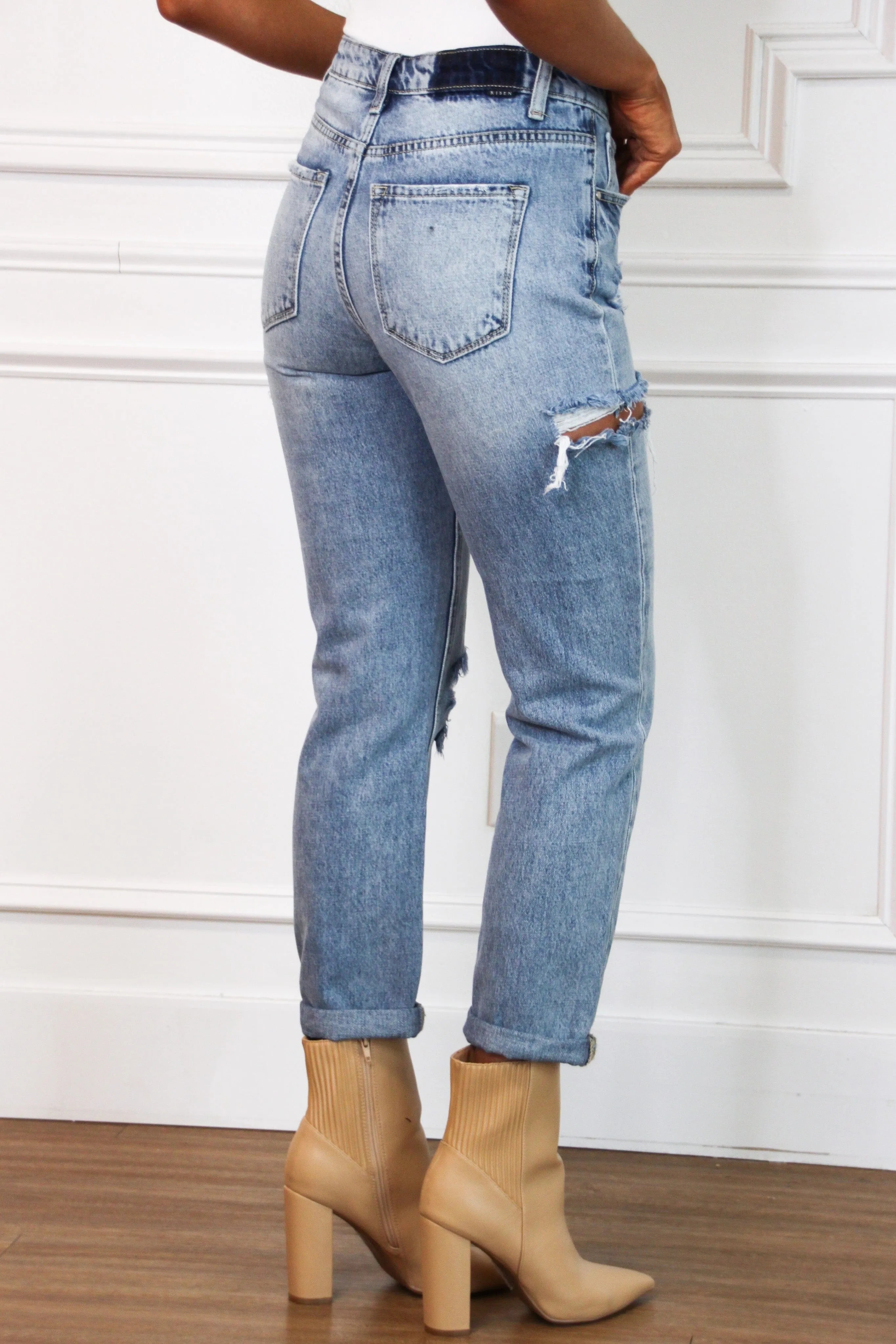 Blaze Distressed Denim: Medium