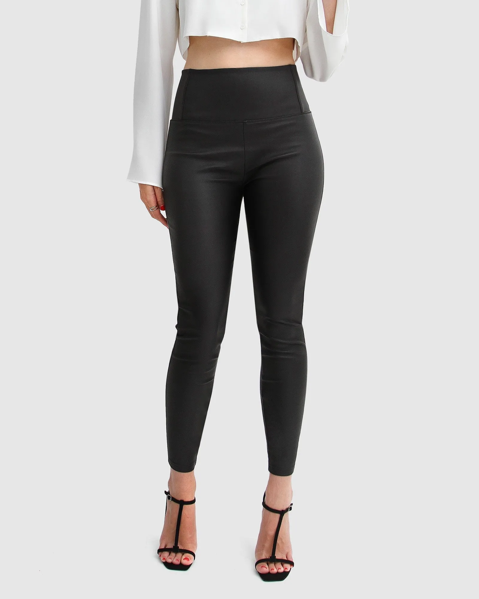 City Slicker Coated Legging - Black