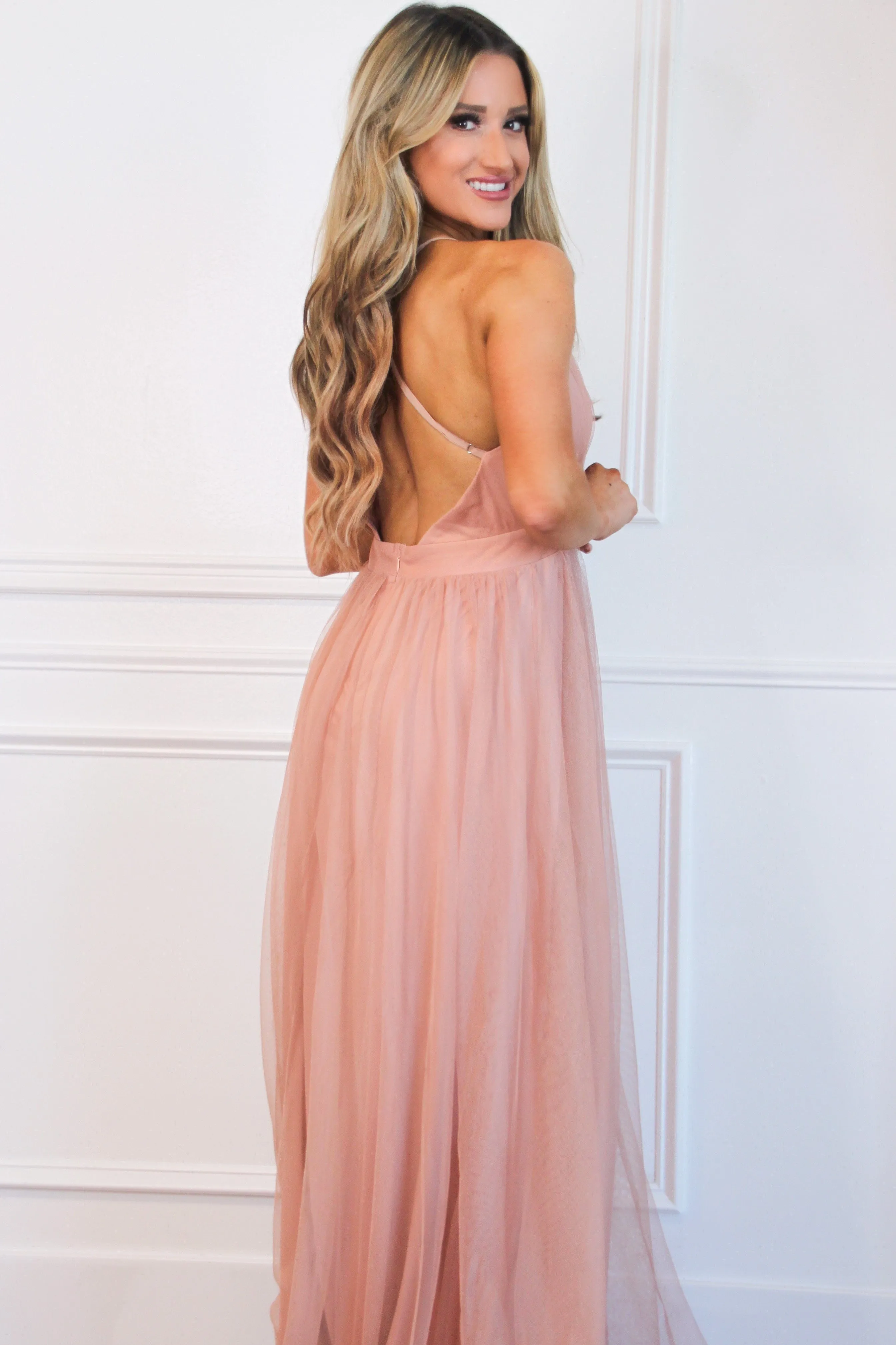 Forever Love Maxi Dress: Mauve