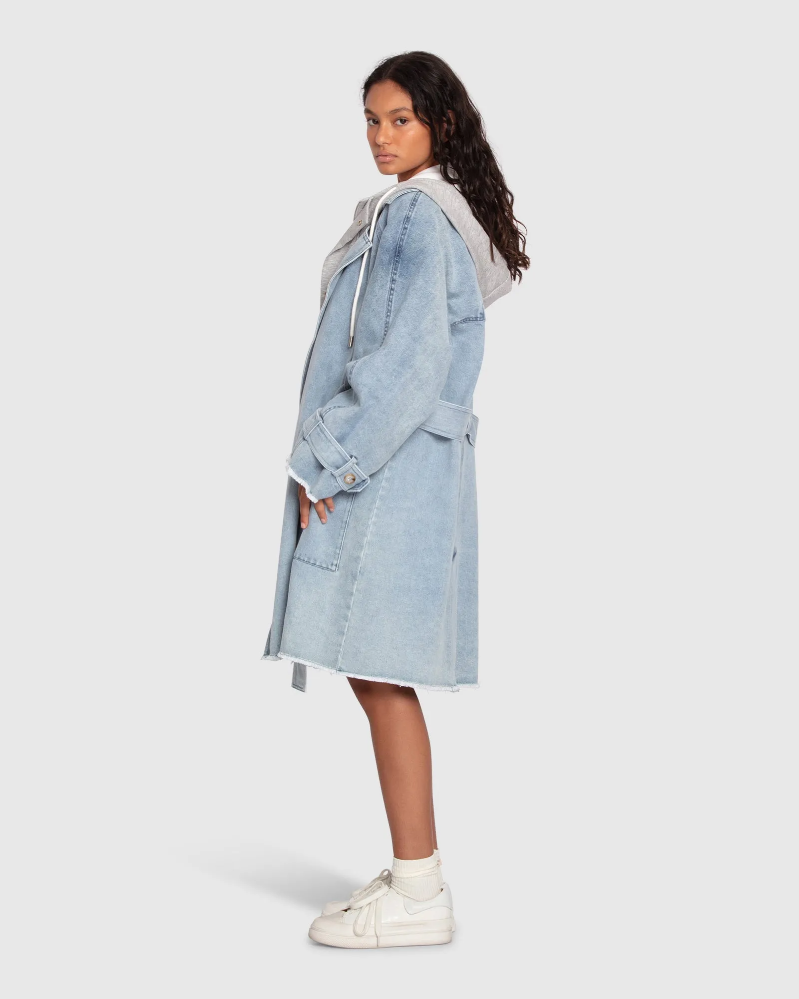 Fresh Boyfriend Jacket - Stonewash