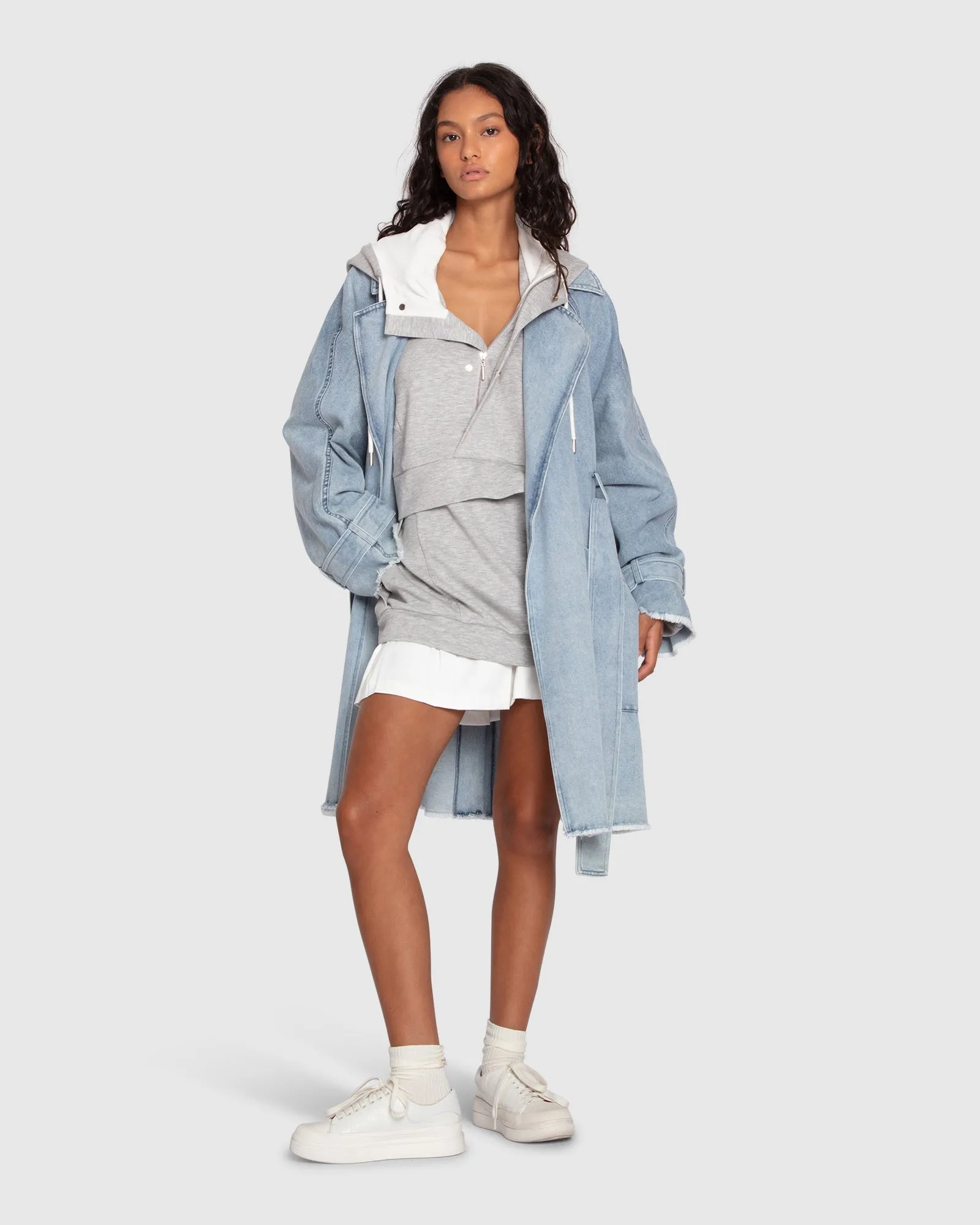 Fresh Boyfriend Jacket - Stonewash