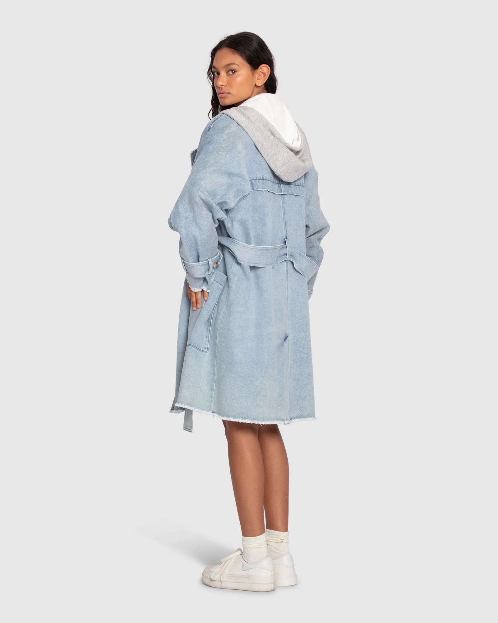 Fresh Boyfriend Jacket - Stonewash
