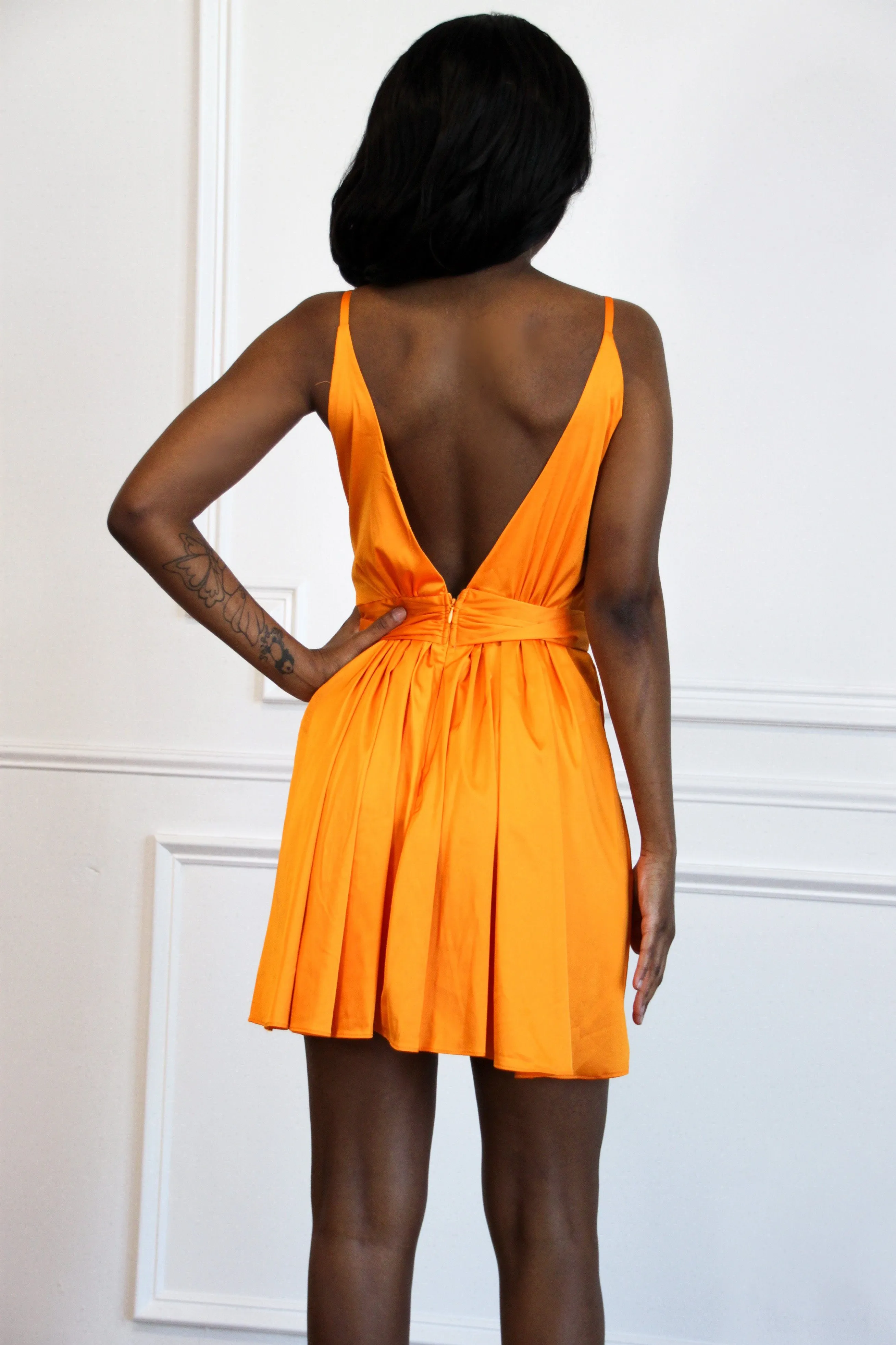 In Any Event Dress: Tangerine