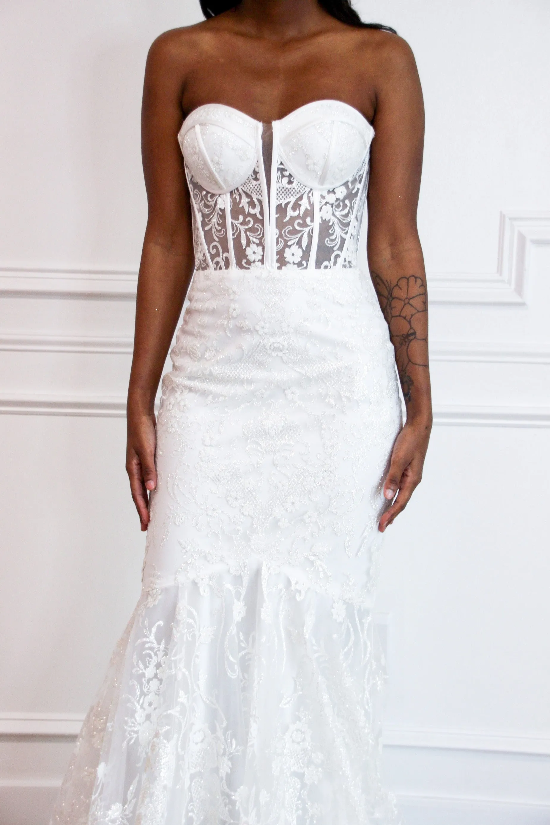 Into the Night Bustier Wedding Dress