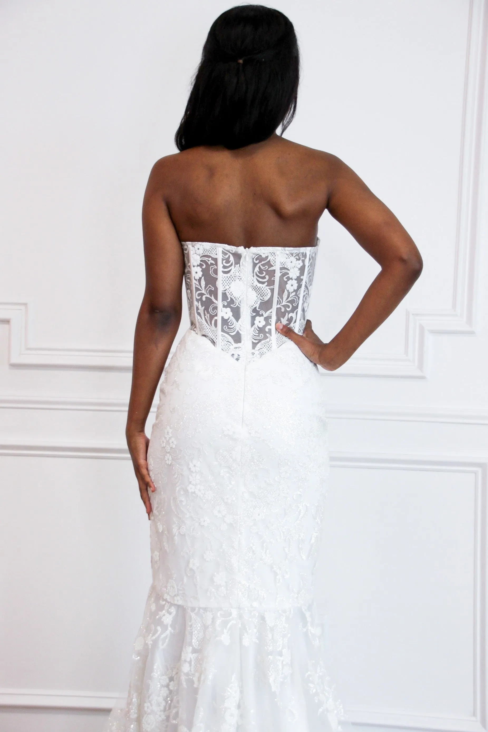 Into the Night Bustier Wedding Dress