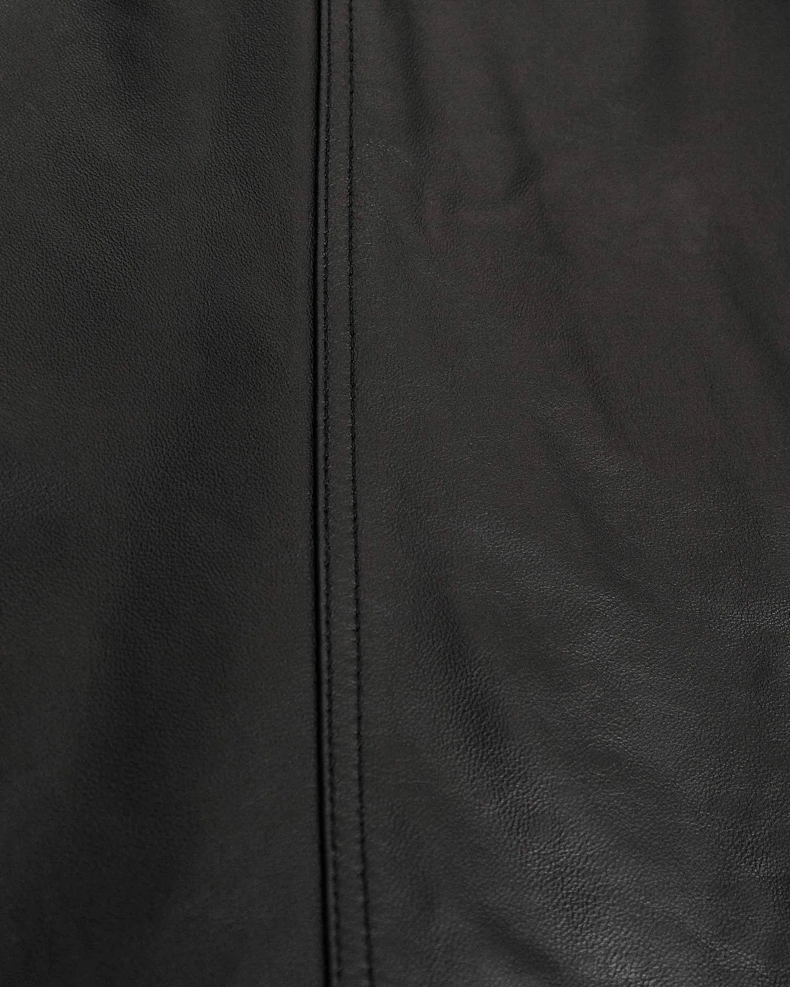 Just Friends Leather Jacket - Black