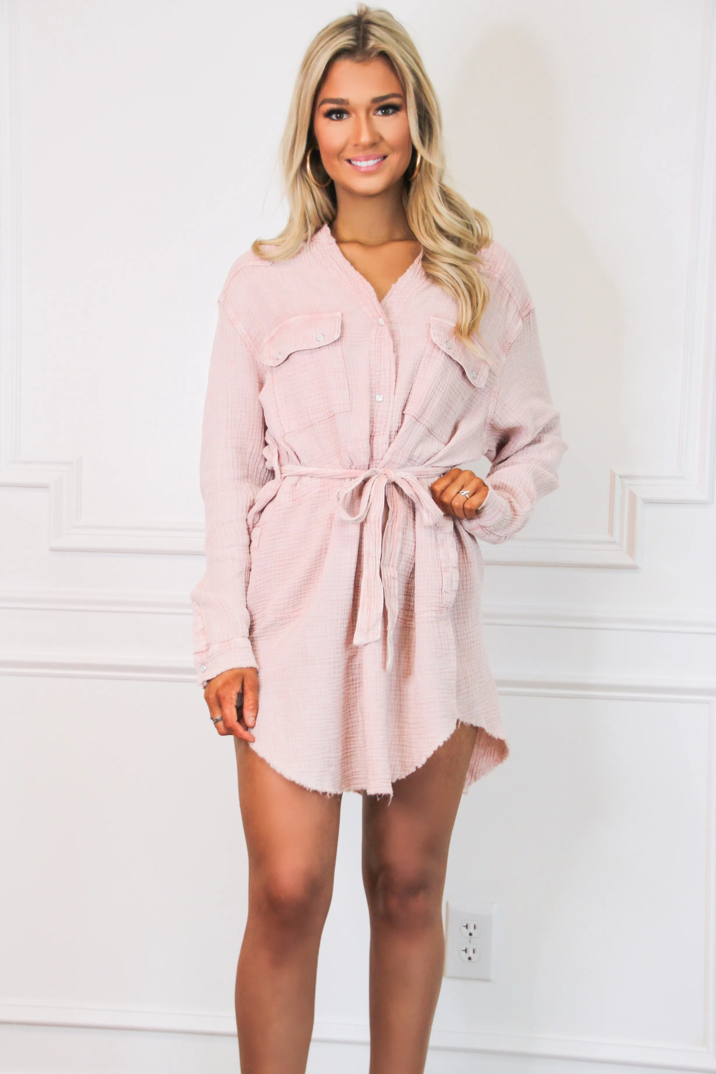 Just to See You Smile Dress: Blush