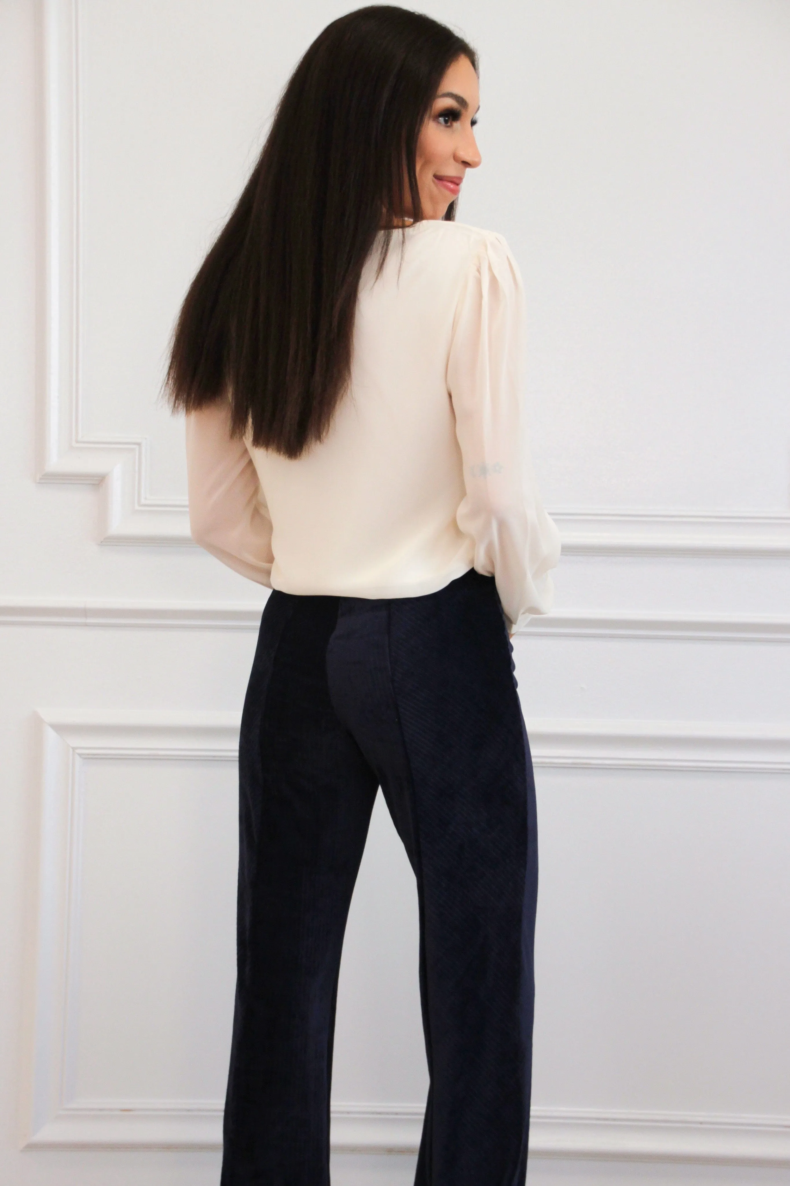 Keepsake Chiffon Top: Cream