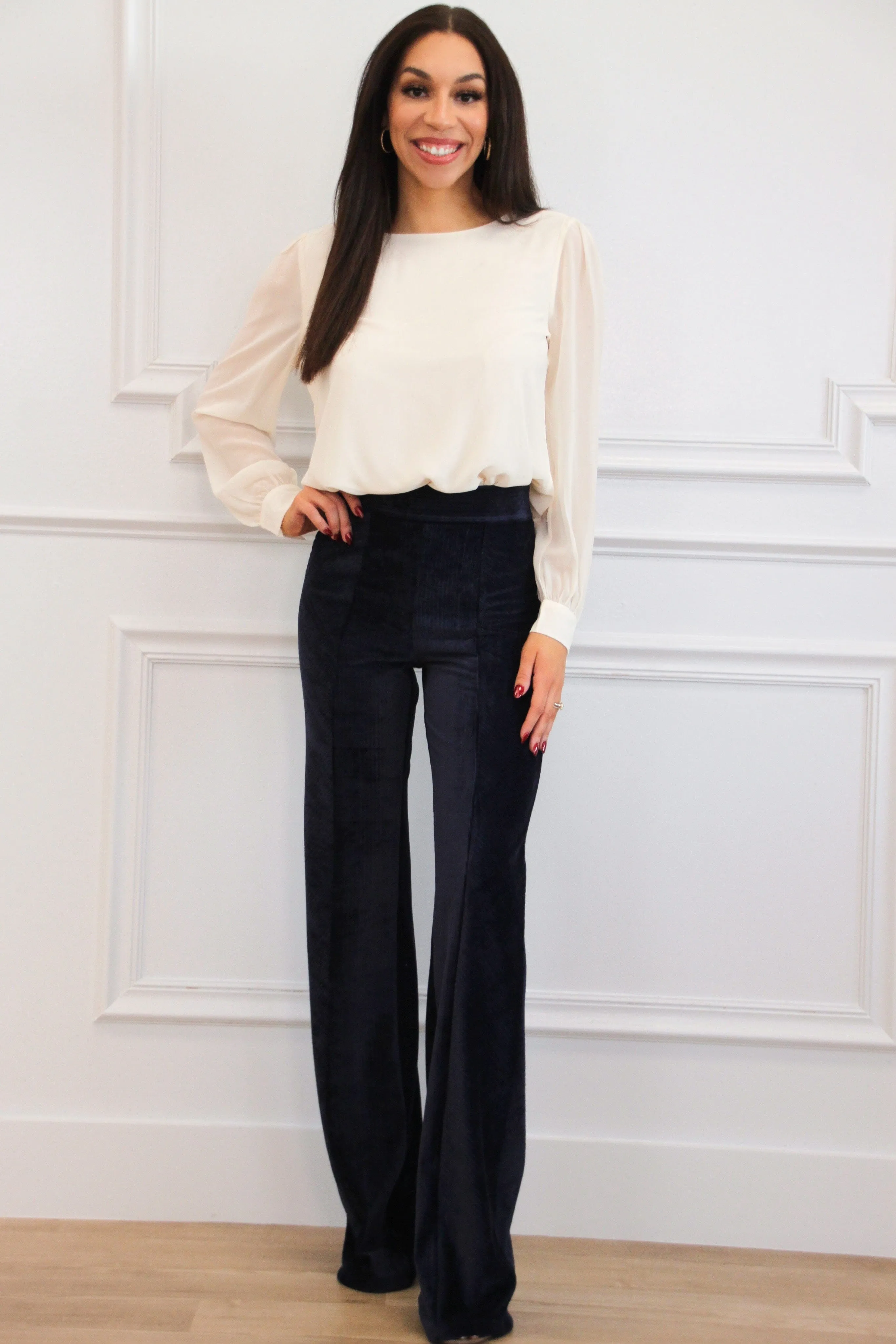 Keepsake Chiffon Top: Cream