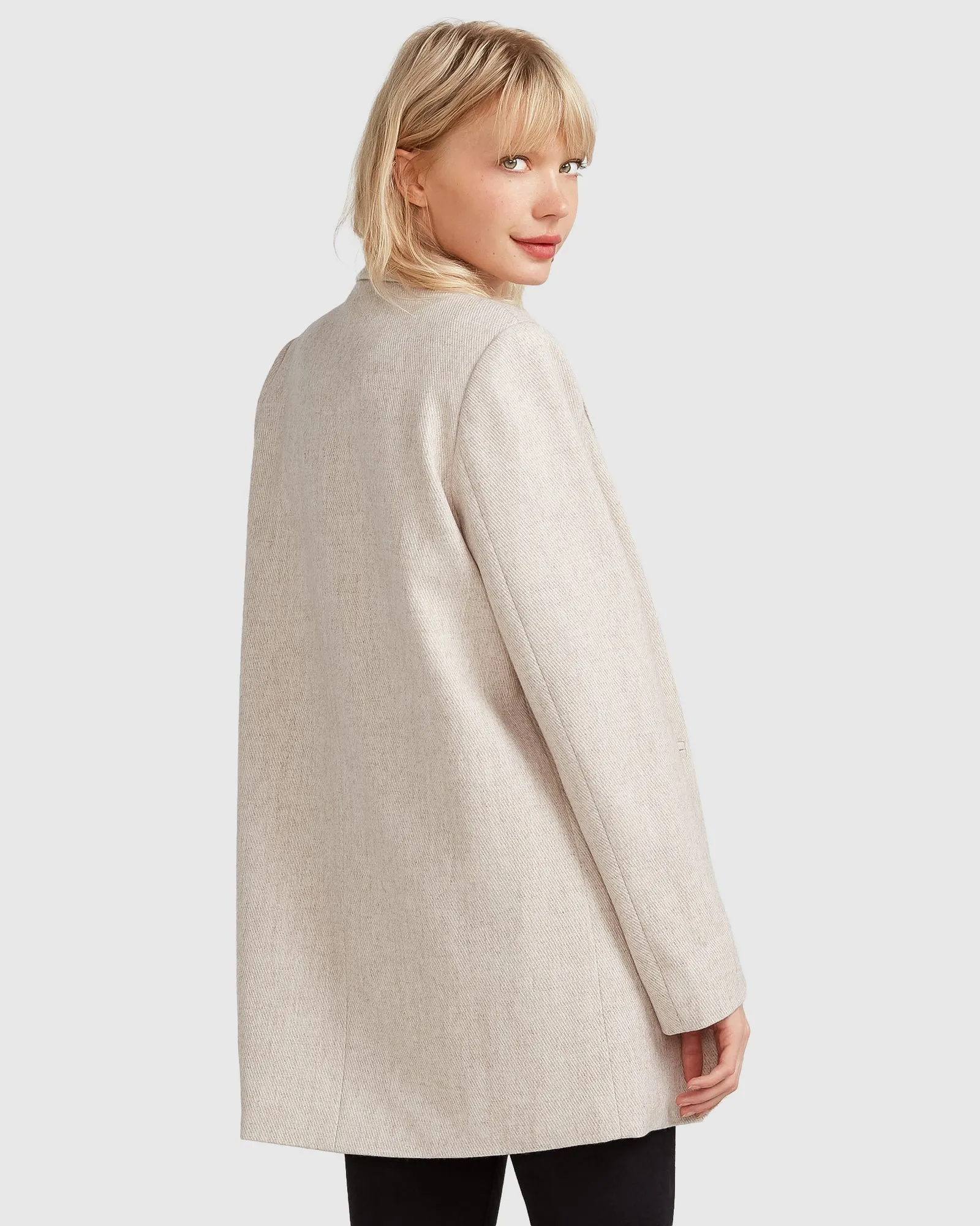 Kensington Oversized Coat - Natural