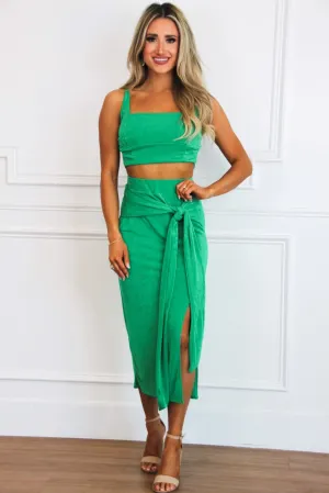 Khloe Two Piece Set: Green