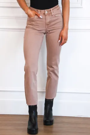 Leading the Way Straight Denim: Clay