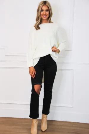 Perfect Oversized Sweater: Ivory