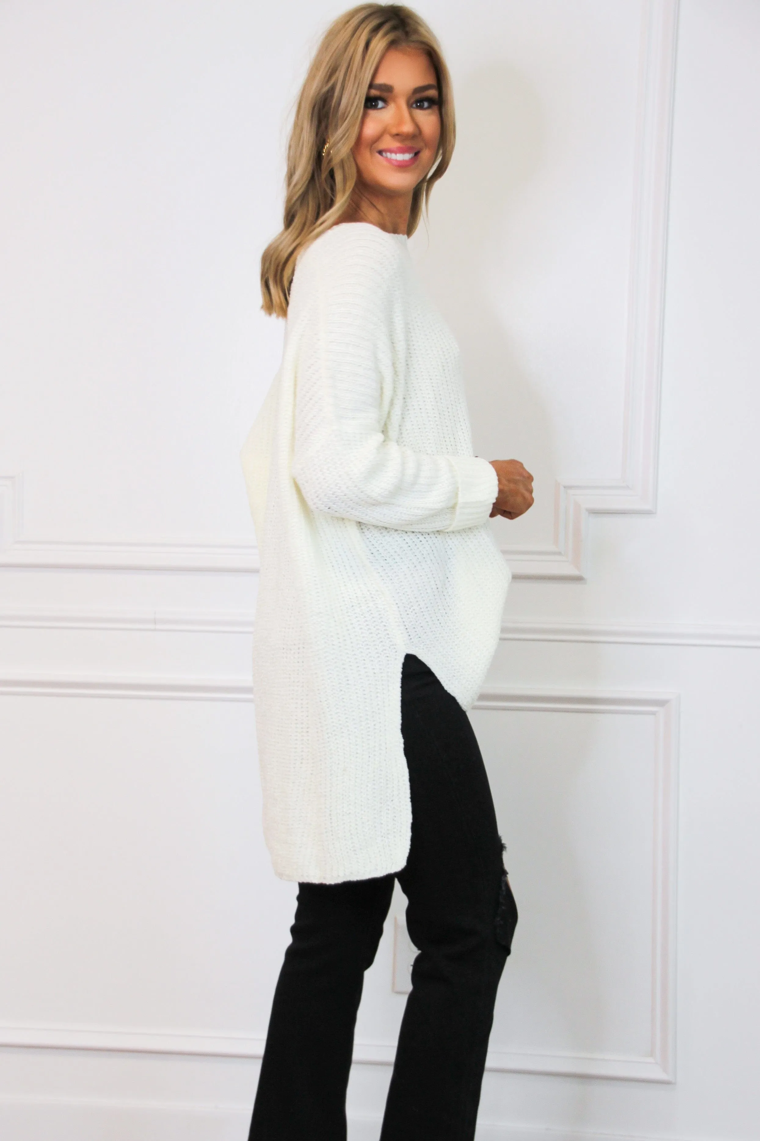Perfect Oversized Sweater: Ivory