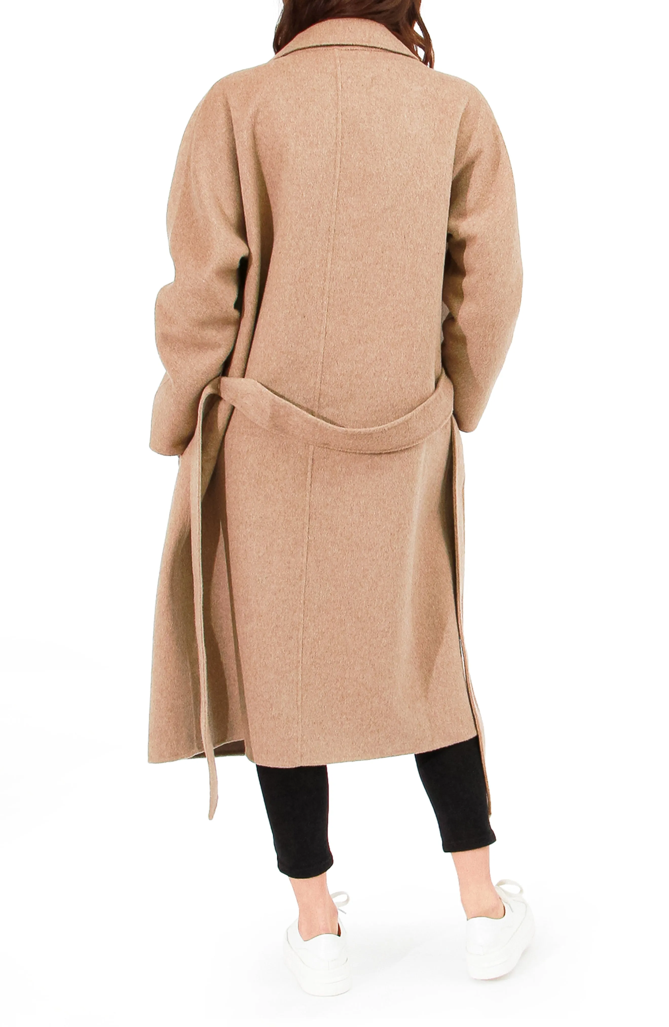 Standing Still Belted Coat - Oat