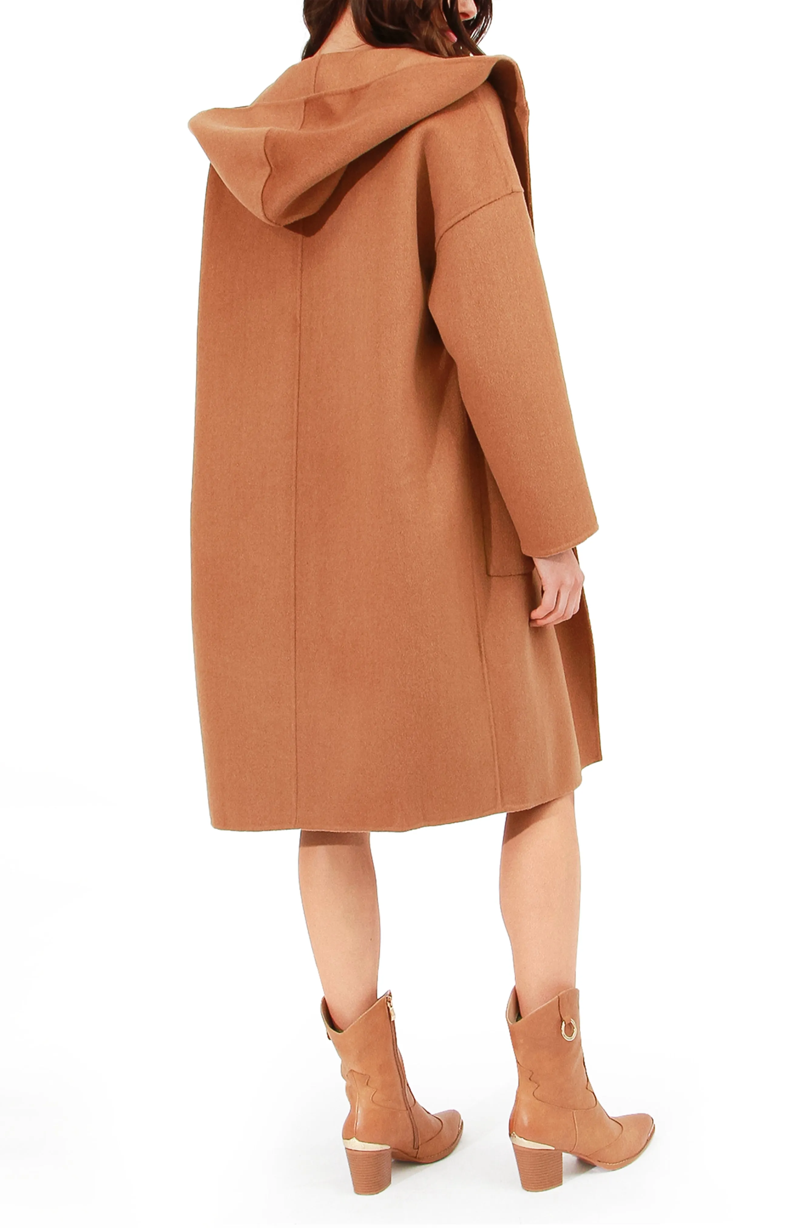 Sunday Morning Hooded Coat - Camel